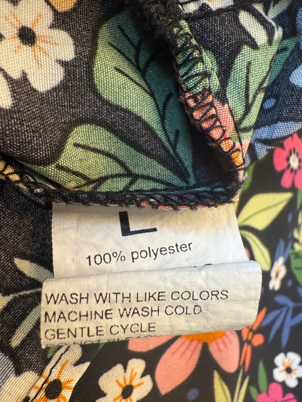 Floral Midi Skirt Ladies Large Boho Cottagecore Elastic Waist Colorful Floral - Picture 5 of 9
